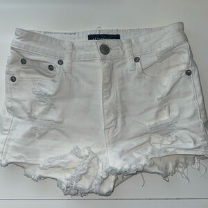 Aeropostale High Rise Shorty Jean Shorts
